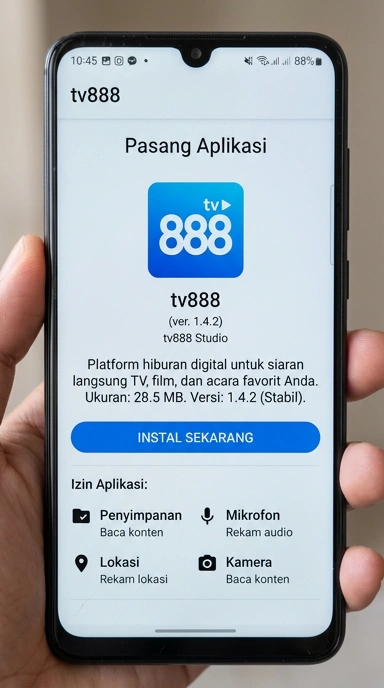 Unduh dan Instal APK tv888 untuk Android di Indonesia